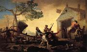 Francisco Goya Fight at the New Inn Spain oil painting artist